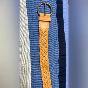 OLD NAVY Women’s Belt - Nude Faux-Leather - Braided Polyurethane - Size XS/S